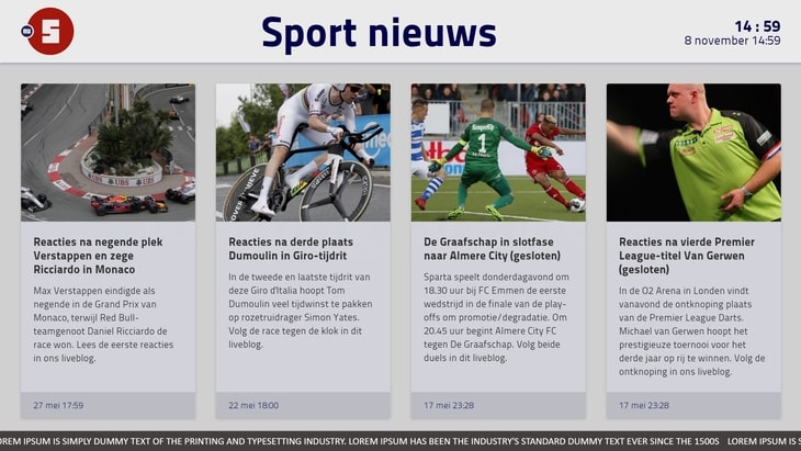 Nu.nl Dutch sport news