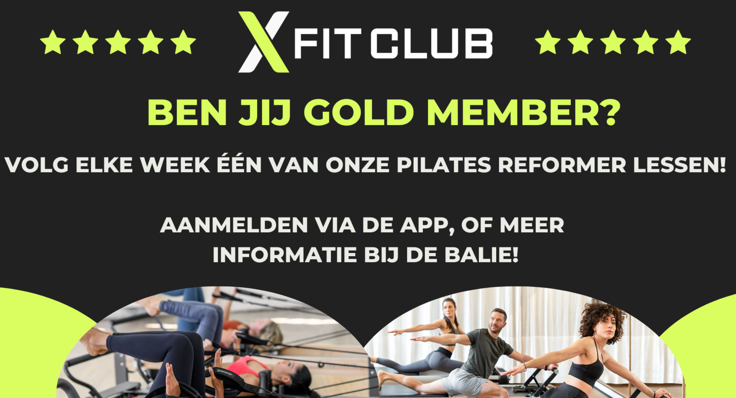 x fit club digital signage for gyms